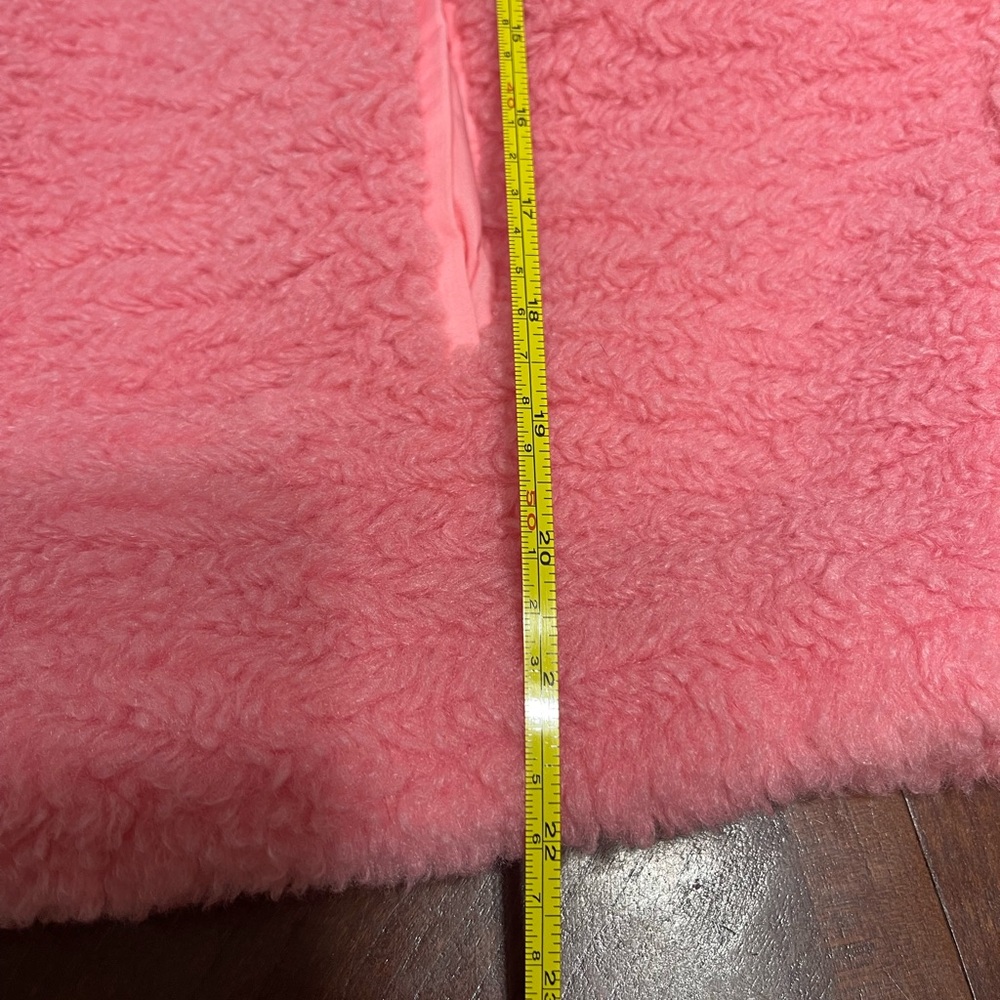 Pink teddy coat faux fur jacket - Picture 11 of 12